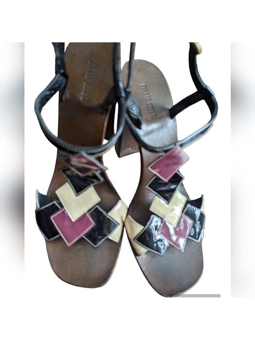 Vtg Miu Miu Heel Sandals - Picture 4 of 12
